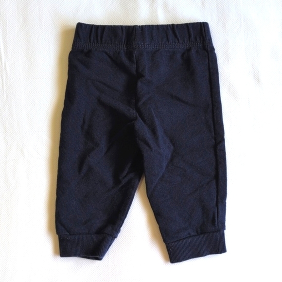 carters navy blue cotton comfy joggers pants 6 months baby boy - Picture 5 of 5